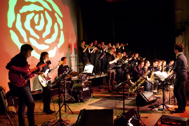 United Big Band bei der Jazznight im Arndt-Gymnasium Dahlem