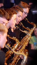 Saxophon-Section der major7bigband