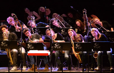 United Big Band beim Bigband-Festival in der Weißen Rose